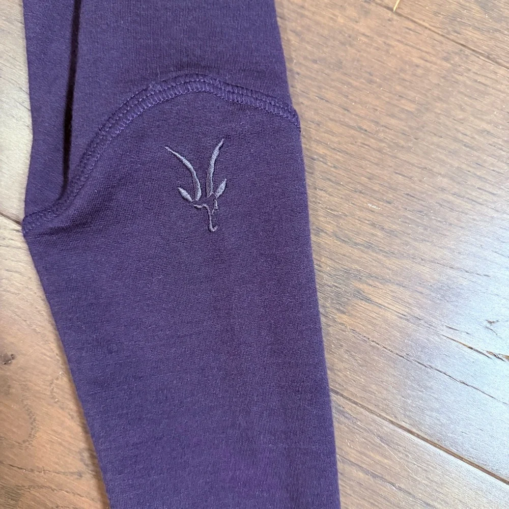 Ibex Wool Hooded Dress with Pockets and Thumbholes Sz Large Purple - Picture 5 of 10